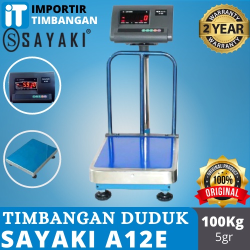 Jual Timbangan Duduk Digital Sayaki A E Pagar Kg Kg Lantai