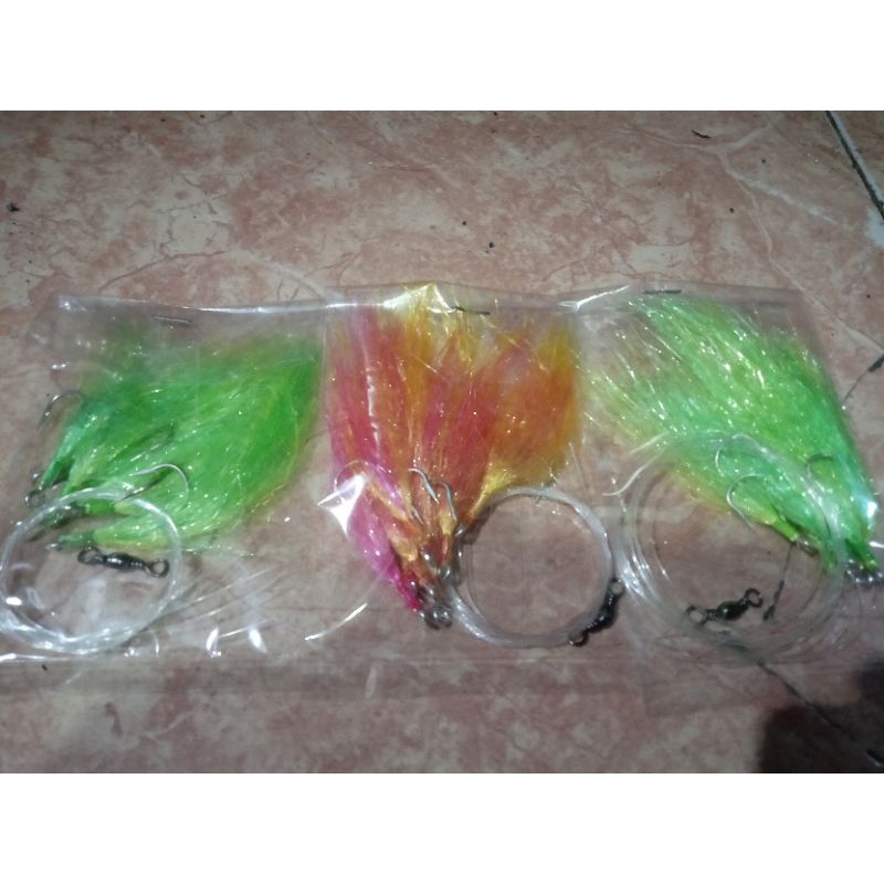 Jual Sabiki Tali Rafia Sabiki Target Ikan Besar Shopee Indonesia