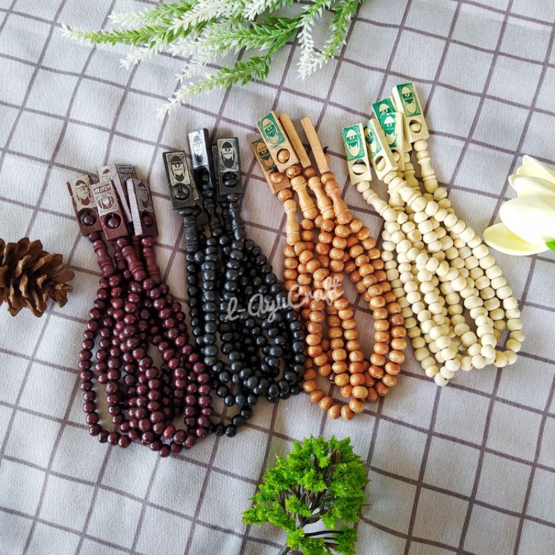 Jual L AYUCRAFT Tasbih 33 Butir Kayu Walikukun Shopee Indonesia