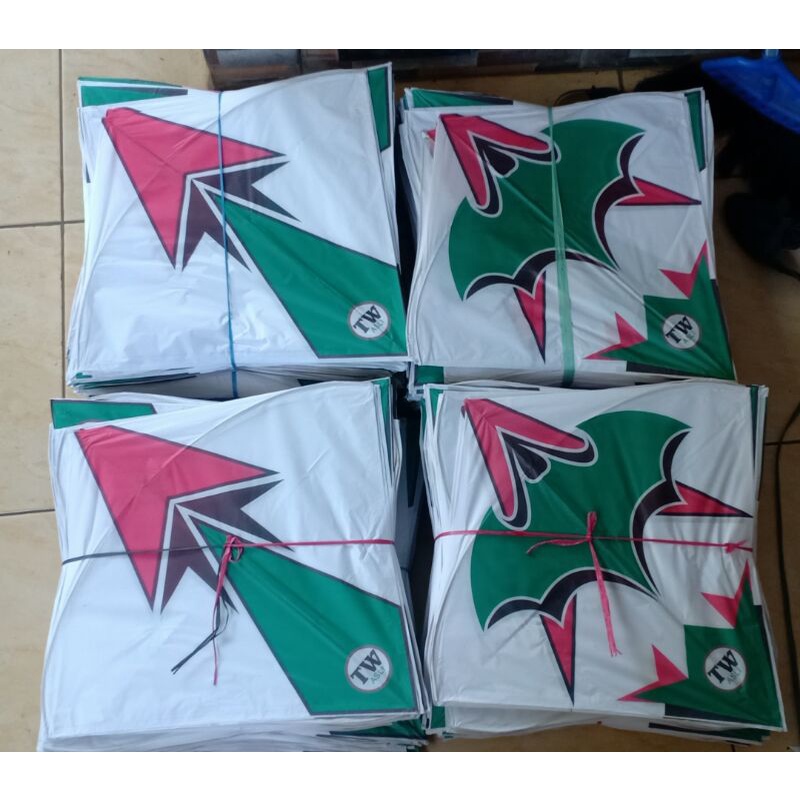 Jual Isi 50pcs Layangan Sablon Mainan Edukasi Tradisional Shopee