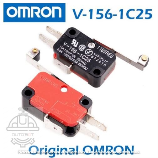 Jual Limit Switch Omron V 156 1C25 Saklar Micro Miniature Tuas Gagang