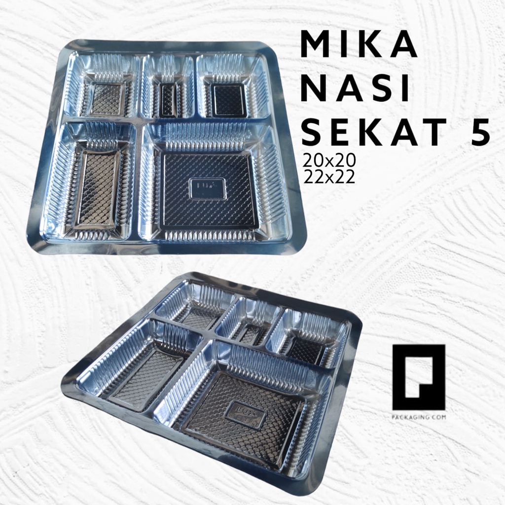 Jual Mika Sekat Nasi Bening Mika Nasi Sekat 5 Bening Shopee Indonesia