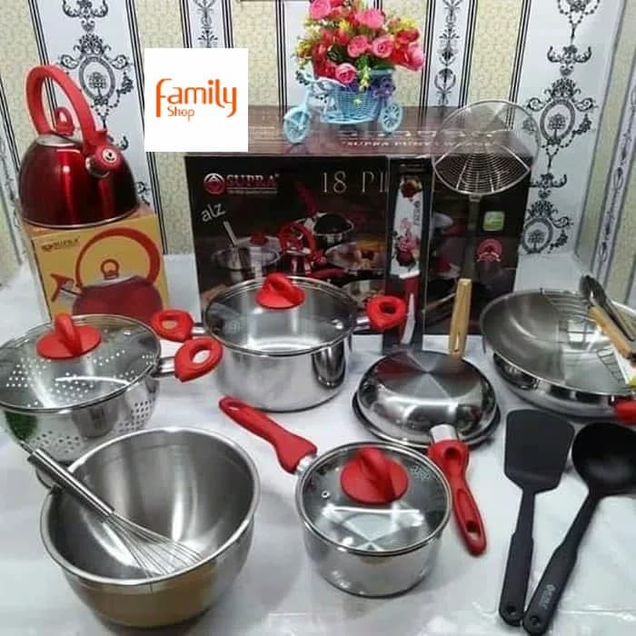 Jual Supra Panci Penggorengan Set Cookware Set Pcs Rosemary