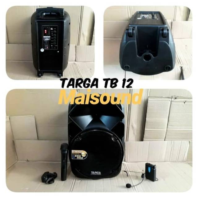 Jual SPEAKER PORTABLE WIRELESS TARGA TB12 TB 12 INCH Shopee Indonesia