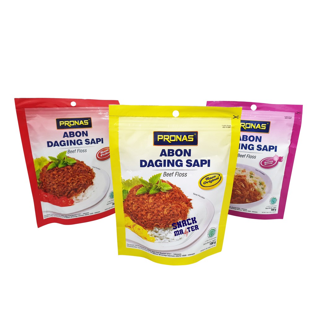 Jual Pronas Abon Daging Sapi Netto 100 Gr Shopee Indonesia