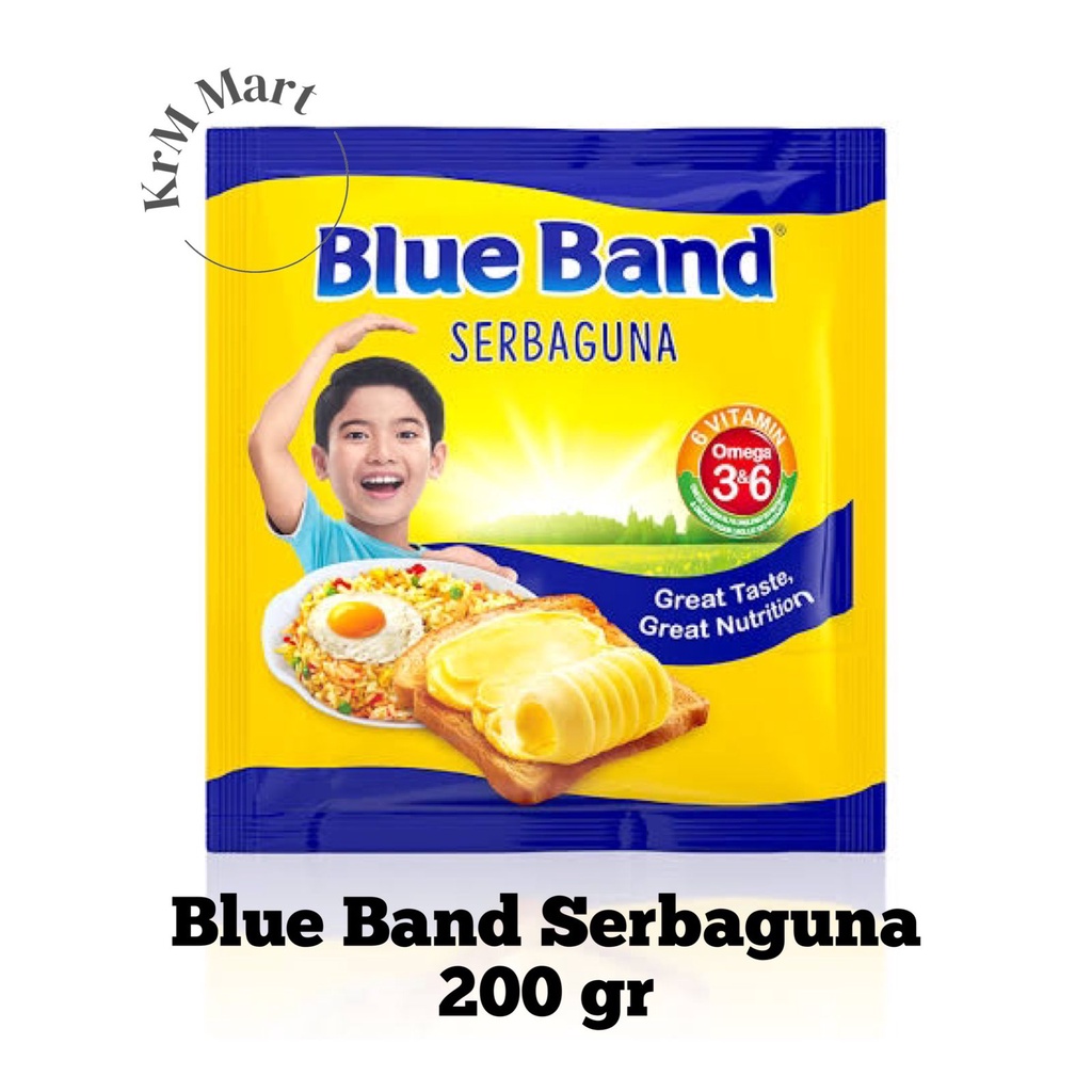 Jual Blue Band Serbaguna 200 Gr Margarine Mentega 200gr Blueband Sachet