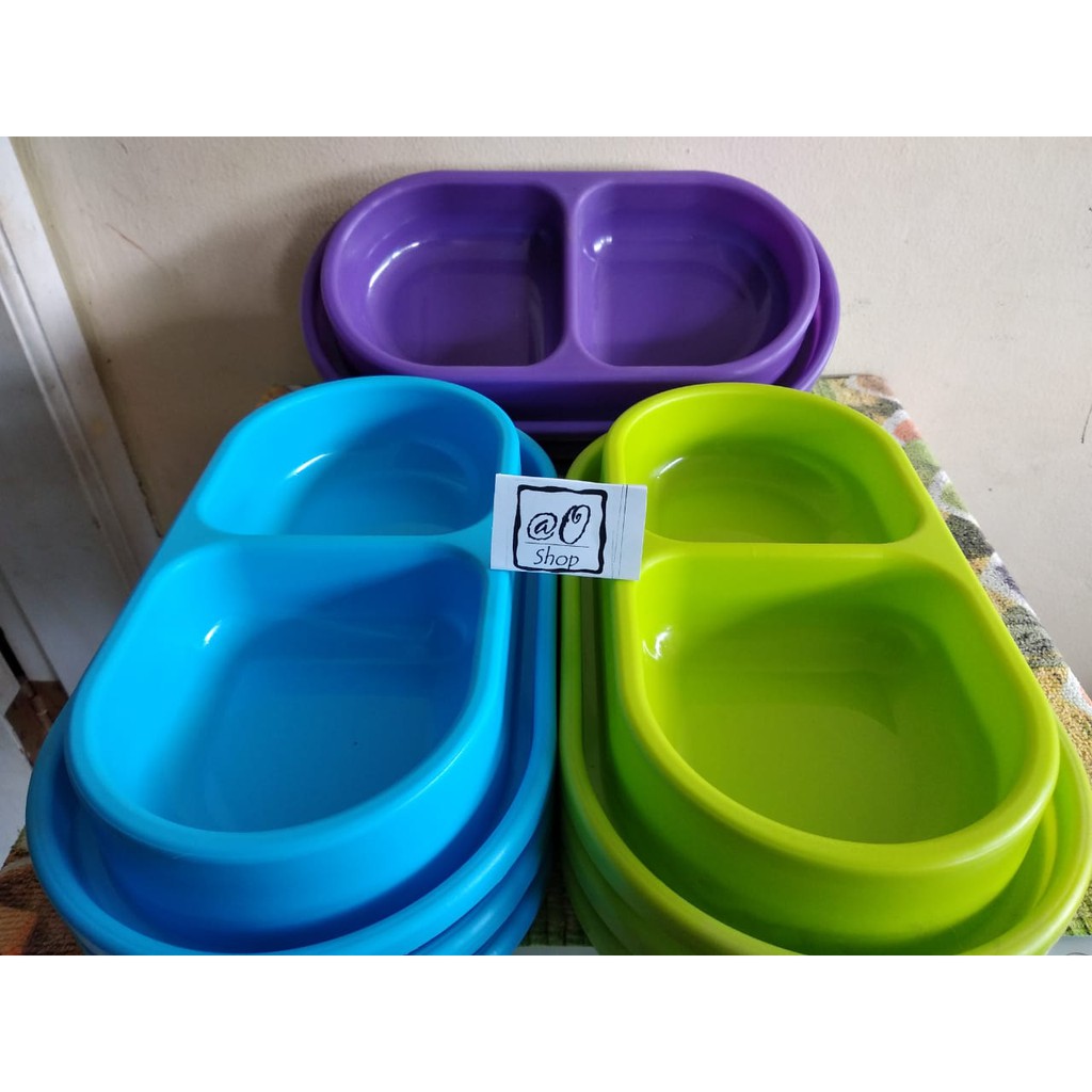 Jual Tempat Makan Minum Hewan Kucing Anjing Pet Bowl Anti Semut Double