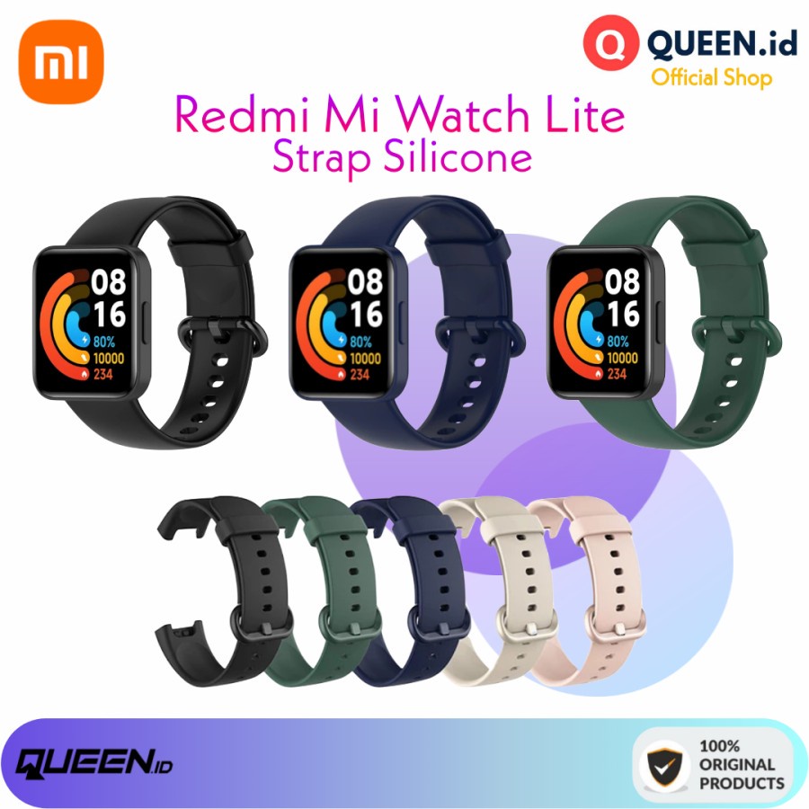 Jual Tali Jam Strap Xiaomi Redmi Mi Watch Lite Silicone Mi Watch