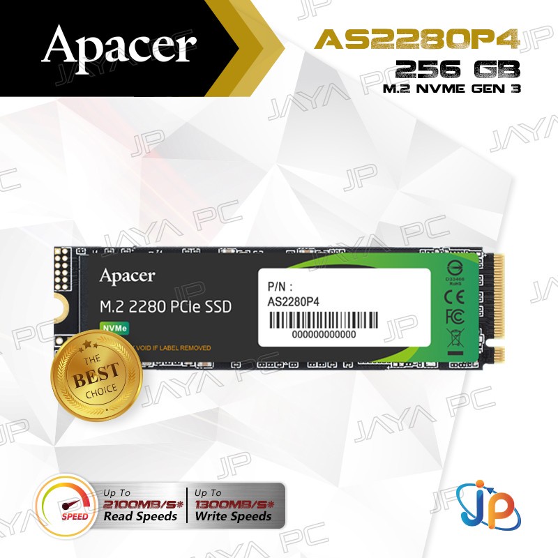 Jual Ssd Apacer As P M Pcie Gen Nvme Gb M Gb