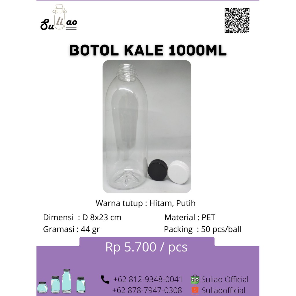 Jual Botol Kale Ml Tebal Shopee Indonesia