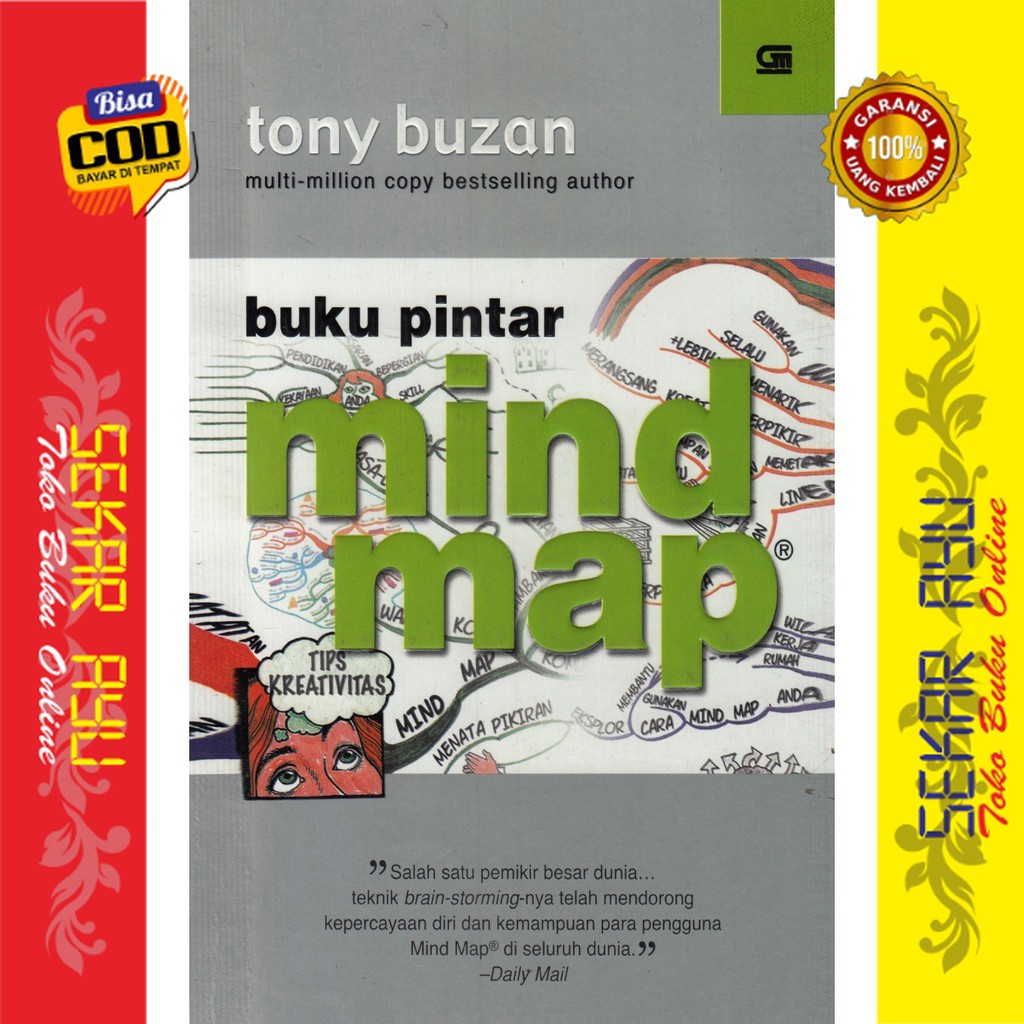 Jual Buku Pintar Mind Map Tony Buzan Shopee Indonesia