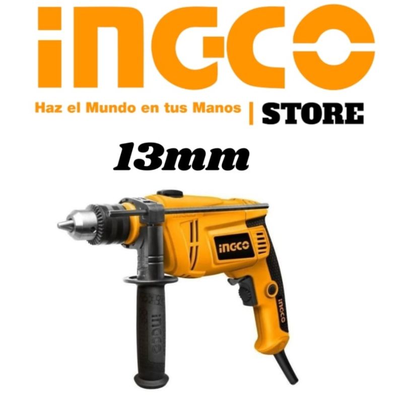 Jual MESIN BOR TANGAN BETON 13MM IMPACT DRILL 13MM INGCO ID7508