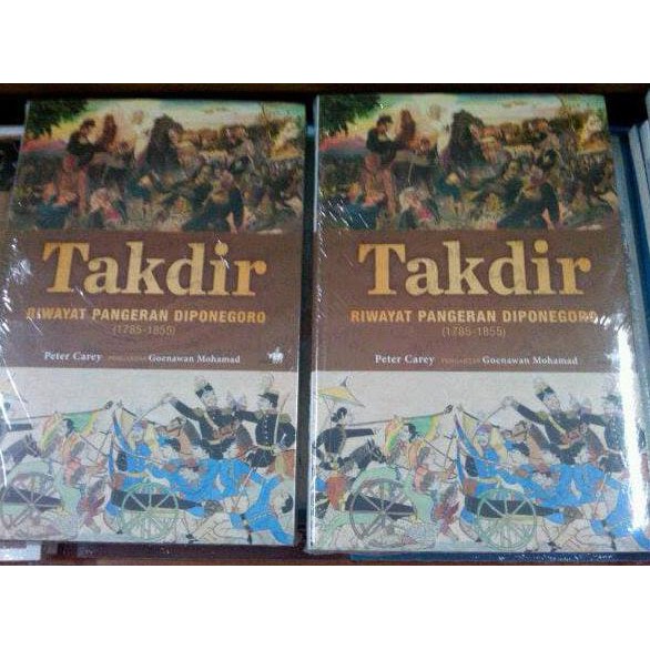 Jual Book Sale 847Aws Takdir Riwayat Pangeran Diponegoro 1785 1855