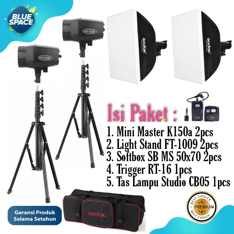 Jual Paket Lampu Studio Godox K A Mini Master Shopee Indonesia