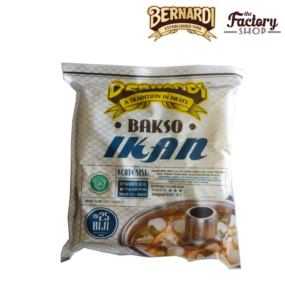 Jual Bernardi Bakso Ikan Besar 25 Biji Shopee Indonesia