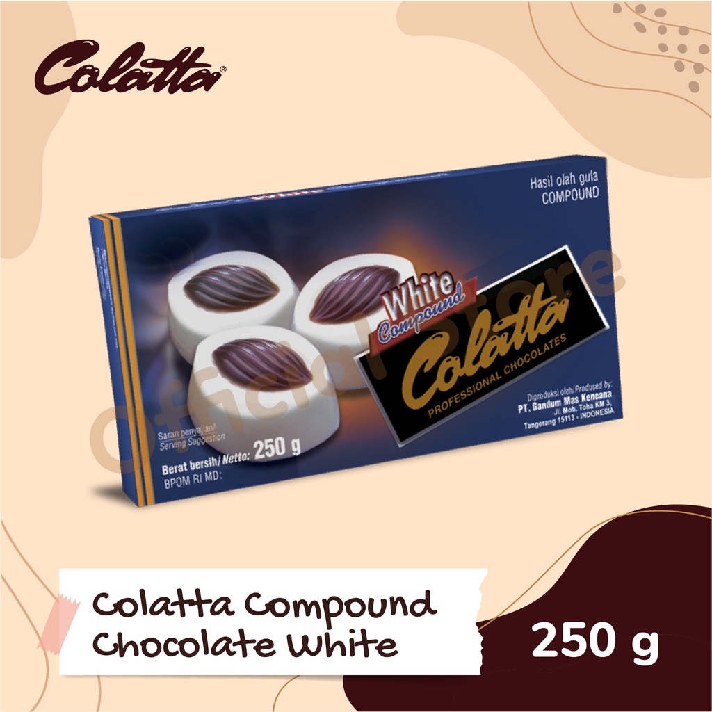 Jual Colatta Compound Chocolate White Coklat Putih Batang G