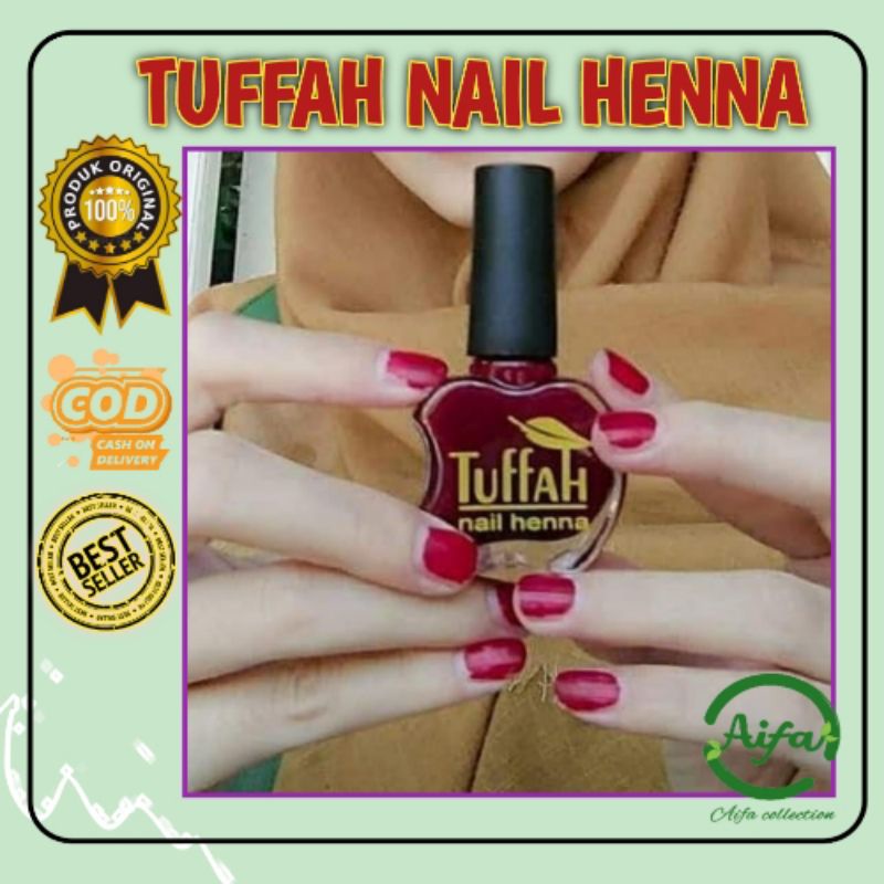 Jual Tuffah Nail Henna 10ml Kutek Hena Kuku Shopee Indonesia