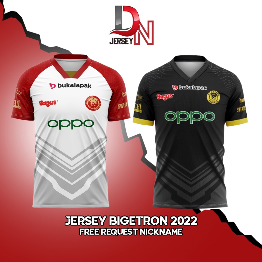 Jual JERSEY Baju Kaos BTR BIGETRON 2022 TERBARU Game Mobile Legends ML