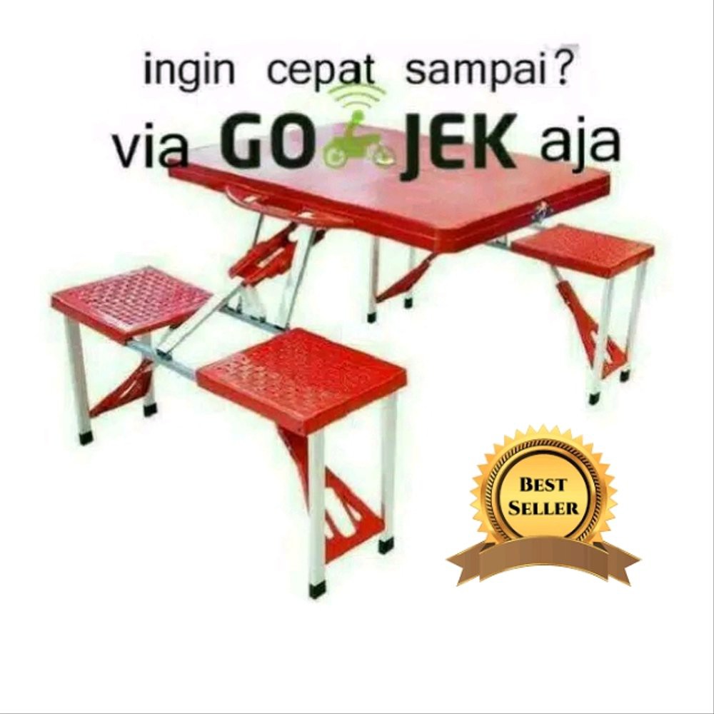 Jual Jual Meja Kursi Lipat Portabel Cocok Untuk Piknik Cafe Warung Toko