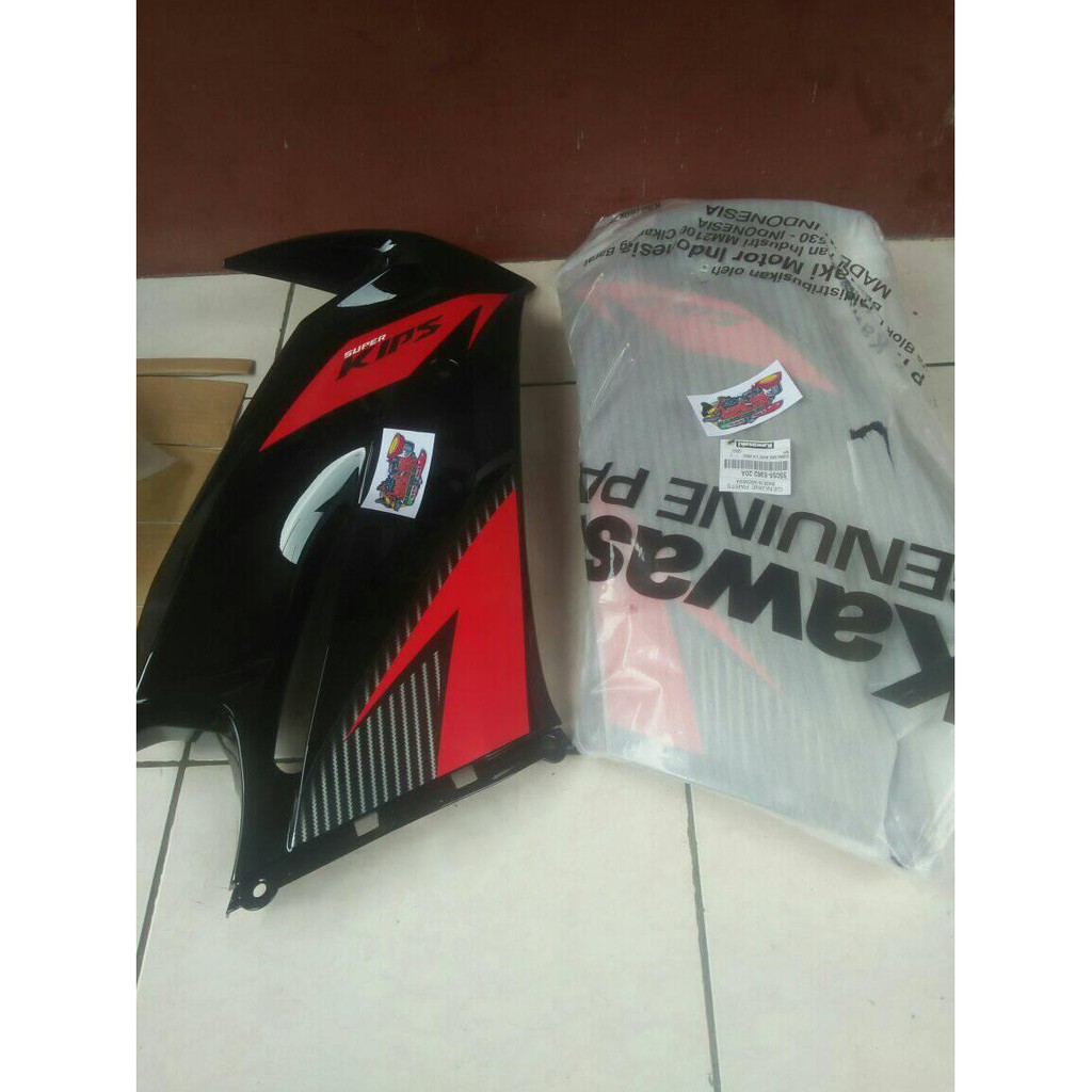 Jual Sayap Fairing Atas Kanan Kiri Original Hitam Lis Merah Original