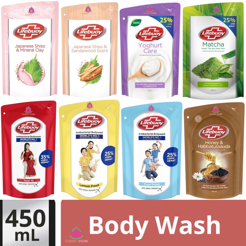 Jual Lifebuoy Sabun Mandi Cair Ml Matcha Total Mild Yoghurt