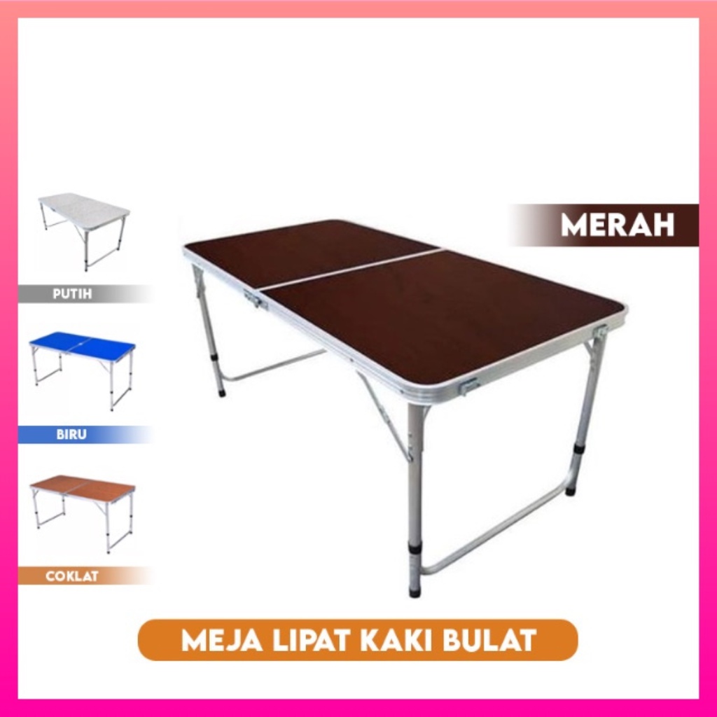 Jual Meja Kerja Lipat Koper Alumunium Meja Portable Cm X Cm Model