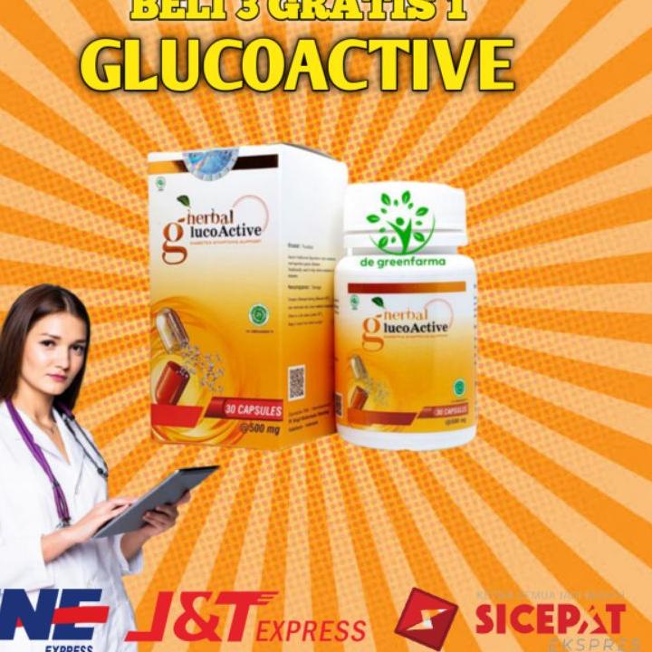 Jual New Glucoactive Asli Obat Diabetes Herbal Gluco Active Obat