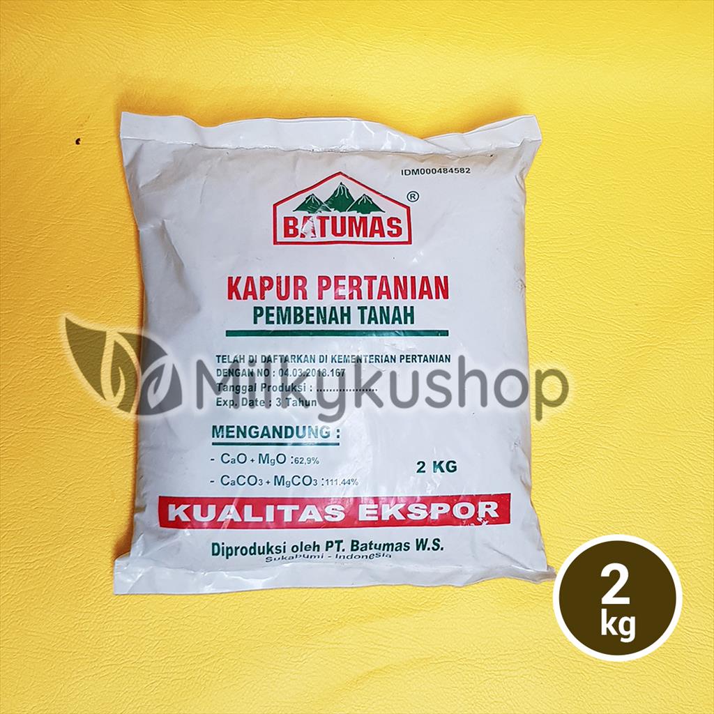 Jual KAPUR PERTANIAN DOLOMIT DOLOMITE BATUMAS 2 KG KEMASAN PABRIK