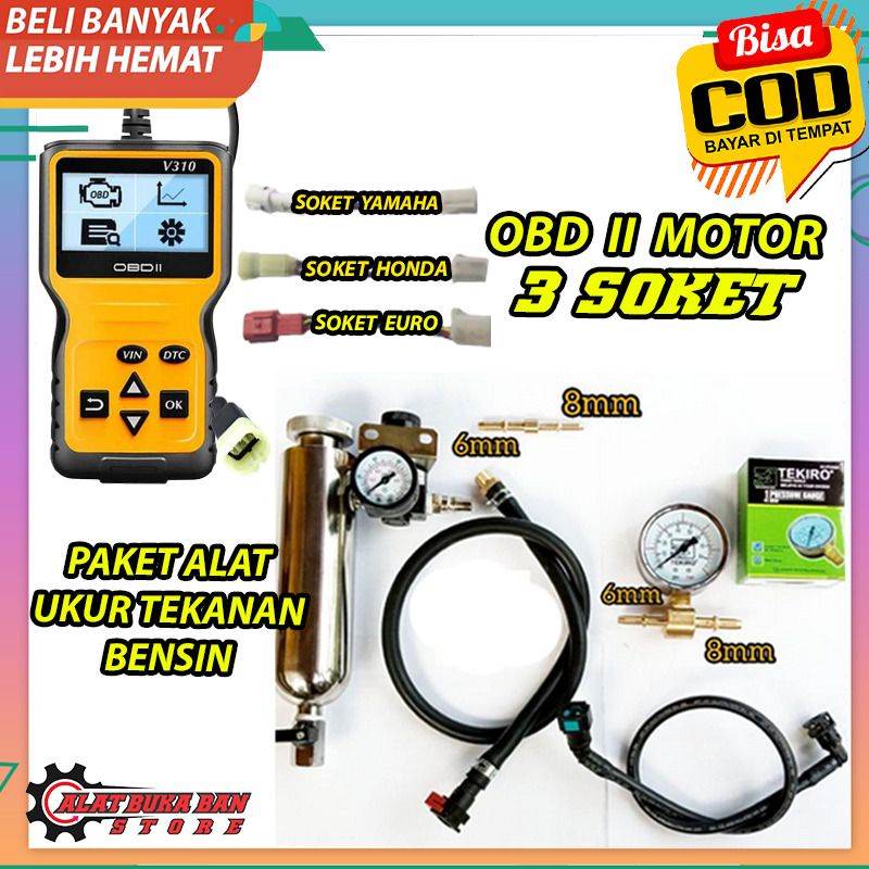 Jual Paket Scanner Obd Yamaha Honda Euro Dan Alat Injeksi Shopee