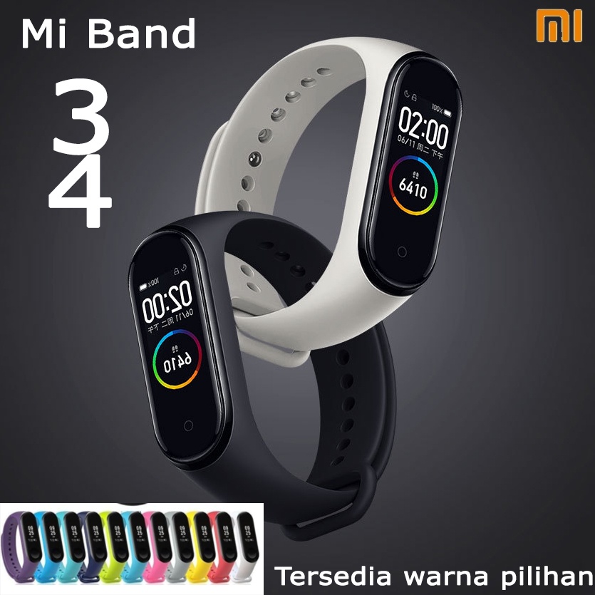 Jual Premium Strap Mi Band Silicone Jam Gelang Xiaomi Miband Watch