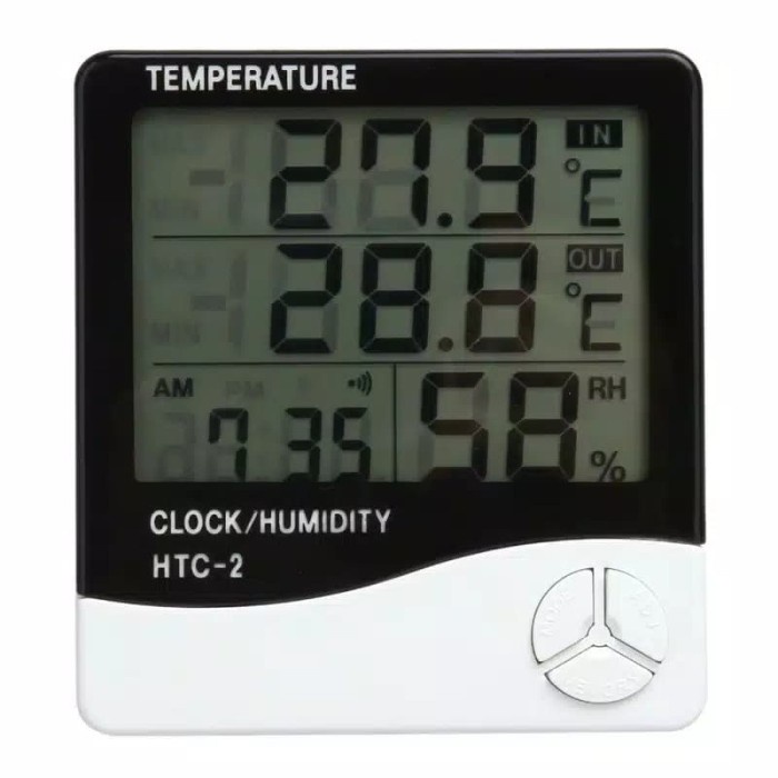 Jual HTC 2 Hygrometer Termometer Digital Alat Ukur Suhu Kelembapan