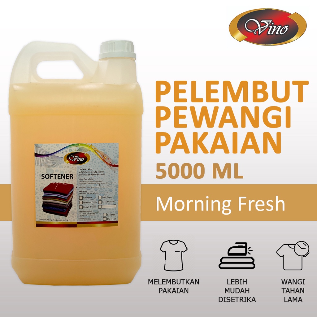 Jual VINO SOFTENER Pelembut Dan Pewangi Pakaian PREMIUM VINO 5 Liter