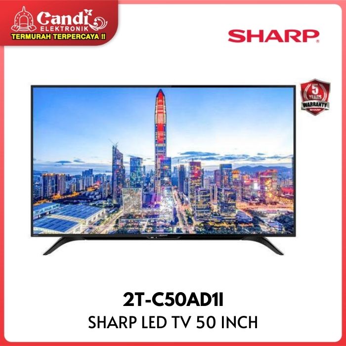 Jual SHARP LED TV 50 Inch Full HD 2T C50AD1I Shopee Indonesia