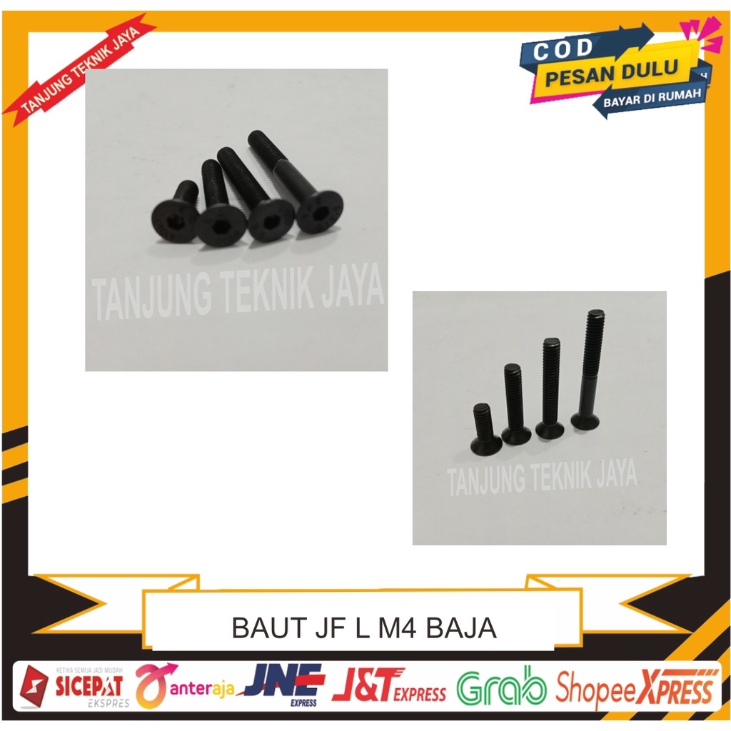 Jual BAUT JF L M4 BAJA HITAM DRAT HALUS KUNCI L2 5 Shopee Indonesia