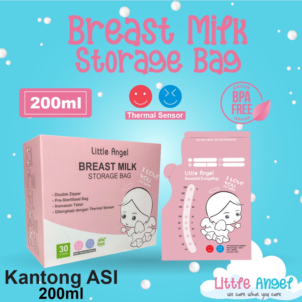 Jual Kantong Asi Susu Bayi Ml Baby Breast Milk Storage Bag Sensor