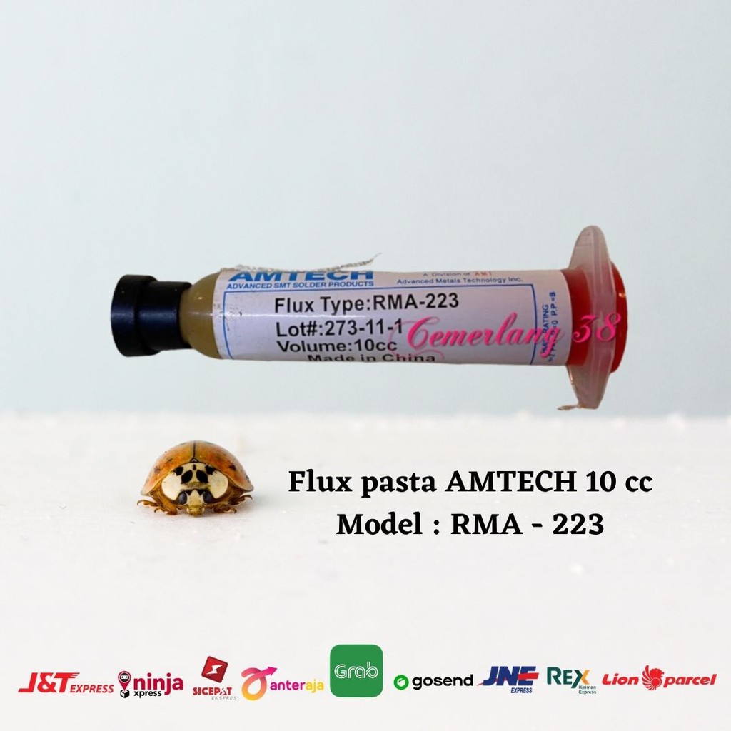 Jual Amtech Flux Solder Pasta Songka Suntik RMA 223 10cc Made In China