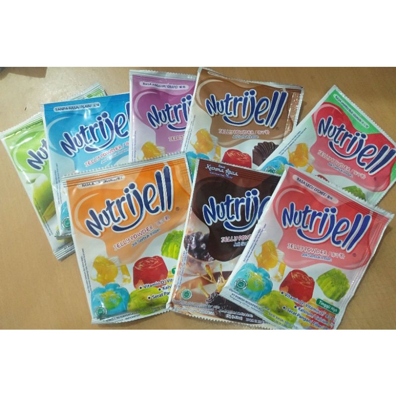 Jual SERBUK PUDDING NUTRIJELL VARIAN RASA BUAH KEMASAN 15 Gram