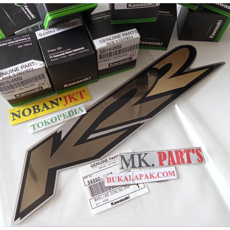 Jual STIKER KRR ZX 150 SILVER ORIGINAL KAWASAKI THAILAND Shopee Indonesia