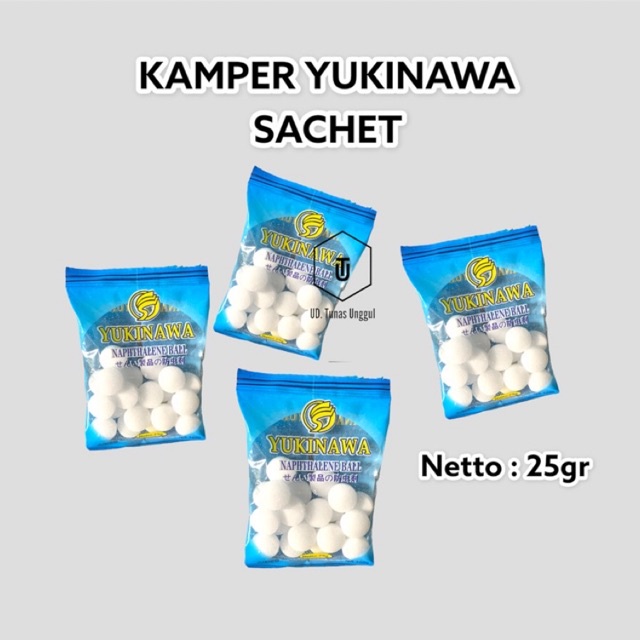 Jual Pack Kapur Barus Yukinawa Kamper Putih Kemasan Gr Sachet