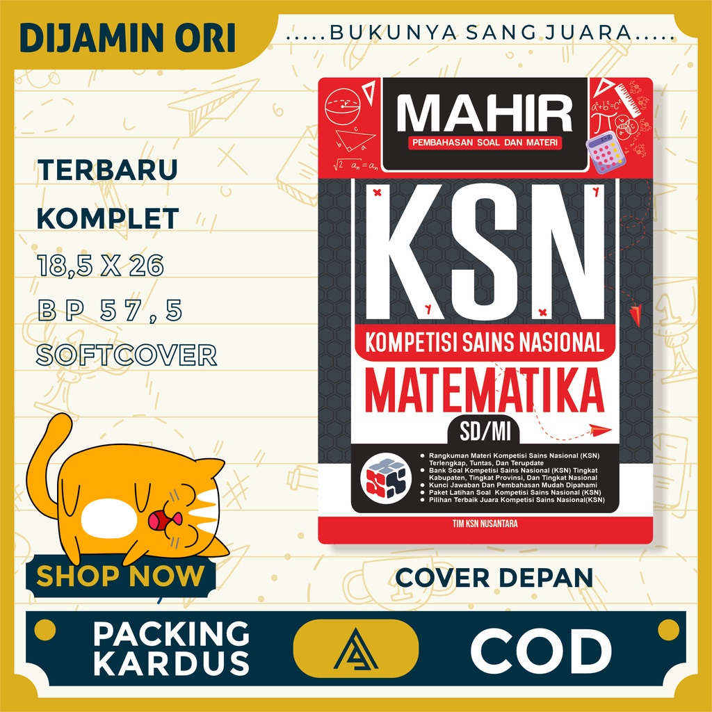 Jual Auto Juara Buku Ksn Kompetisi Sains Nasional Matematika Sd Mi