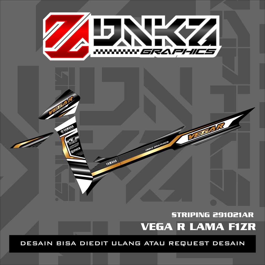 Jual Stiker Vega R Lama Decal Striping Vega R Lama Premium Racing