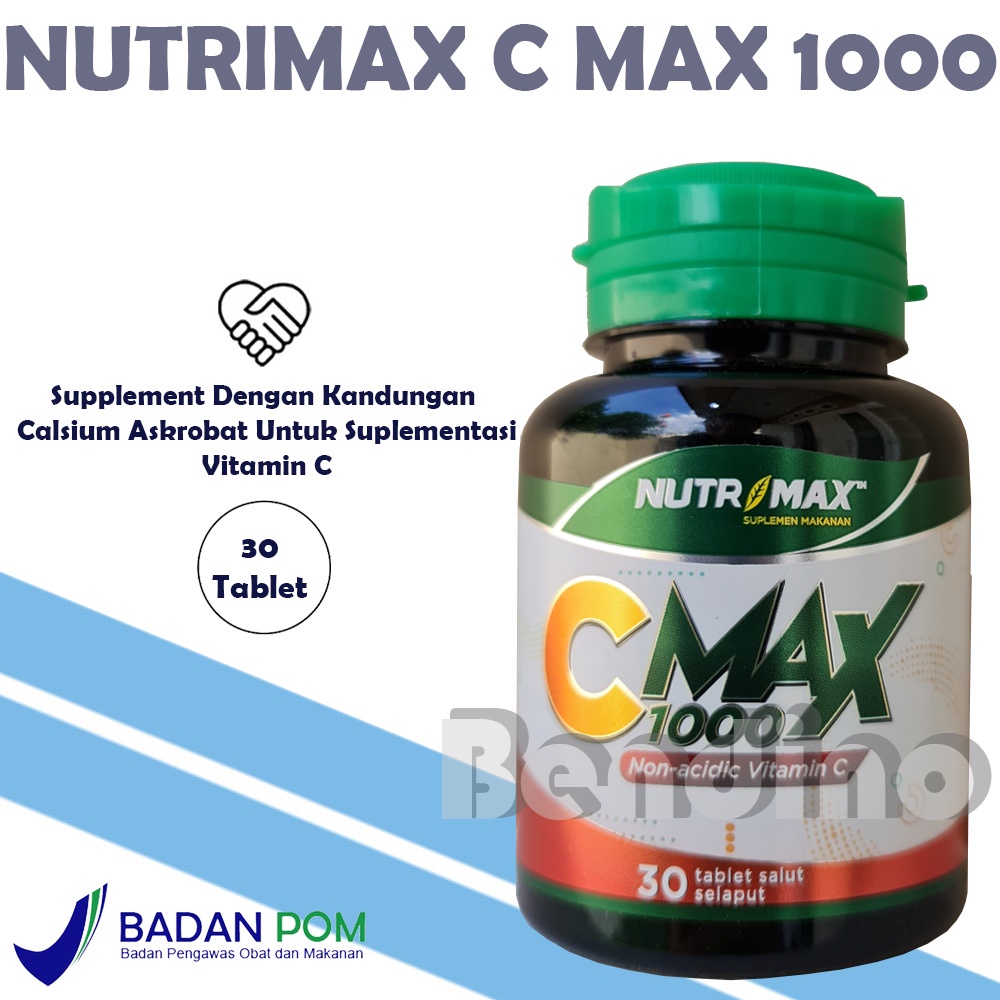 Jual Nutrimax C Max Tabs Vitamin C Mg Mg