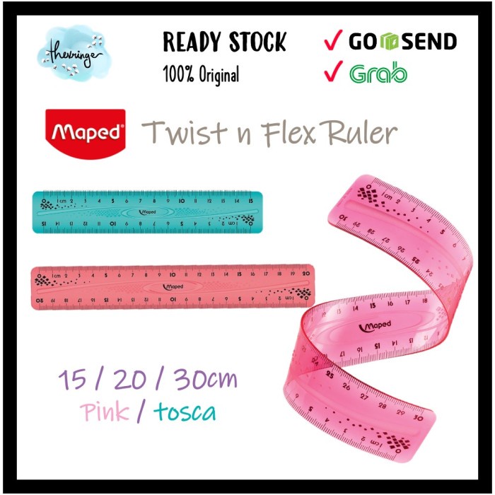 Jual Maped Twist N Flex Ruler Cm Cm Cm Penggaris Lentur