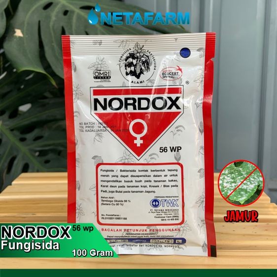 Jual Pestisida Fungisida Bakterisida NORDOX 56WP 100gram Shopee