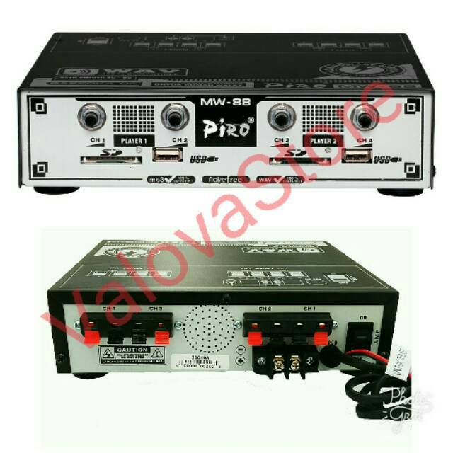 Jual Ampli Walet Piro MW 88 4 Channel Bisa 800 Tweeter Shopee