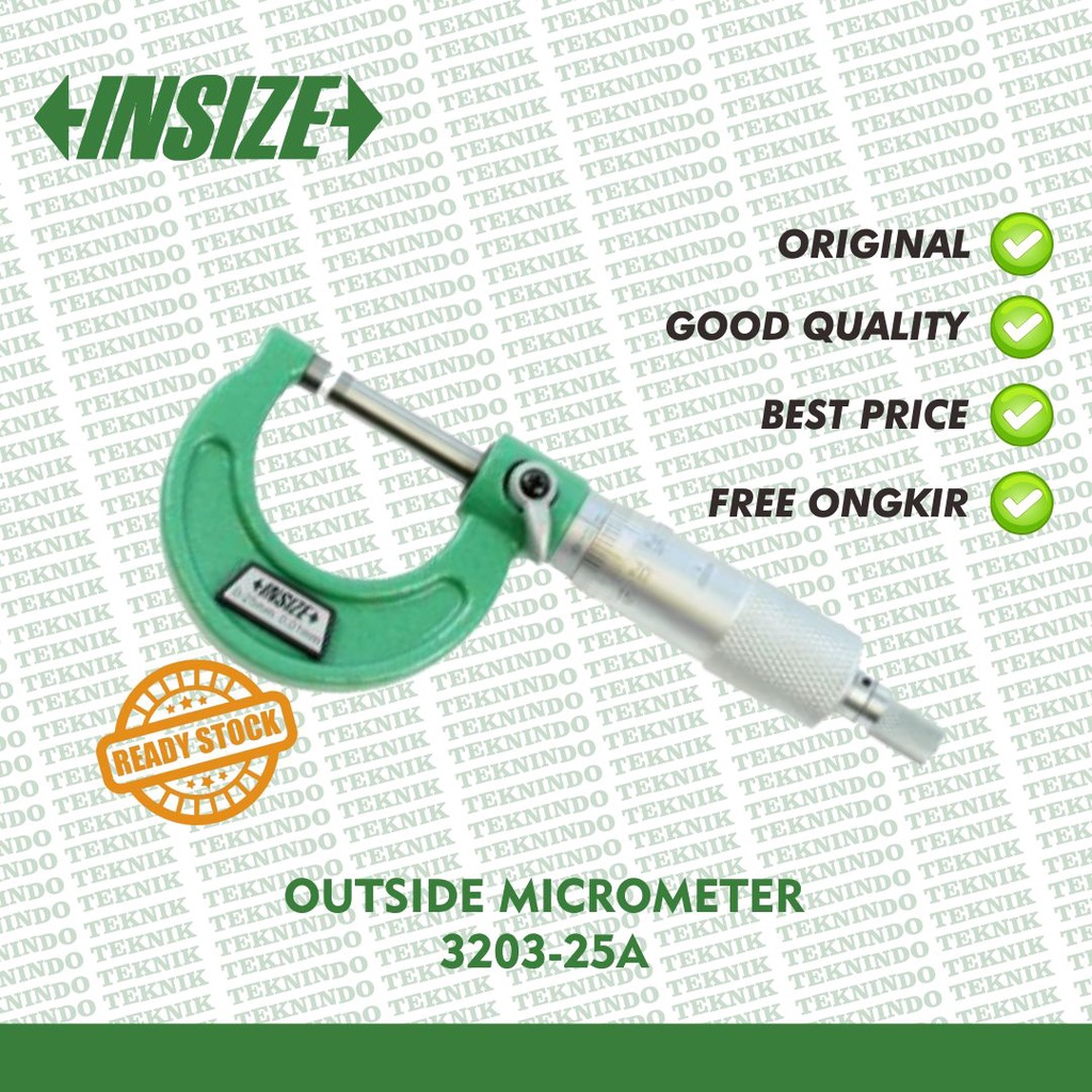 Jual Insize Outside Micrometer 3203 25A Original Shopee Indonesia