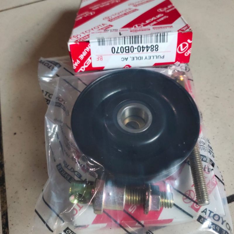 Jual PULLEY PULLY TENSIONER AC KIJANG 7K OEM GARANSI 1 BULAN Shopee