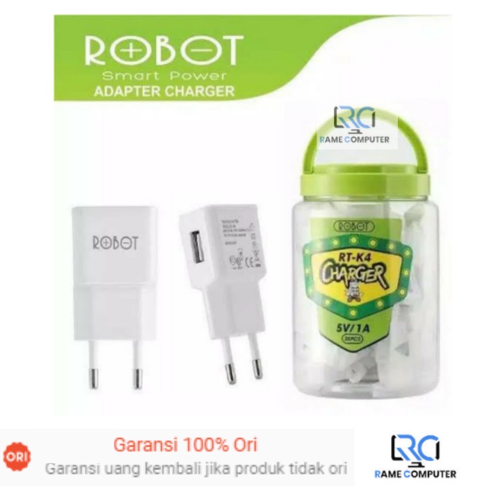 Jual Charger Robot RT K4 Adaptor ADAPTER USB 5V 1A Original Shopee