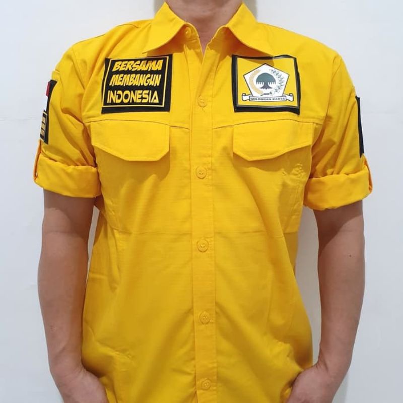 Jual Kemeja Logo GOLKAR GOLONGAN KARYA Tactical Ripstop S 5XL BONUS