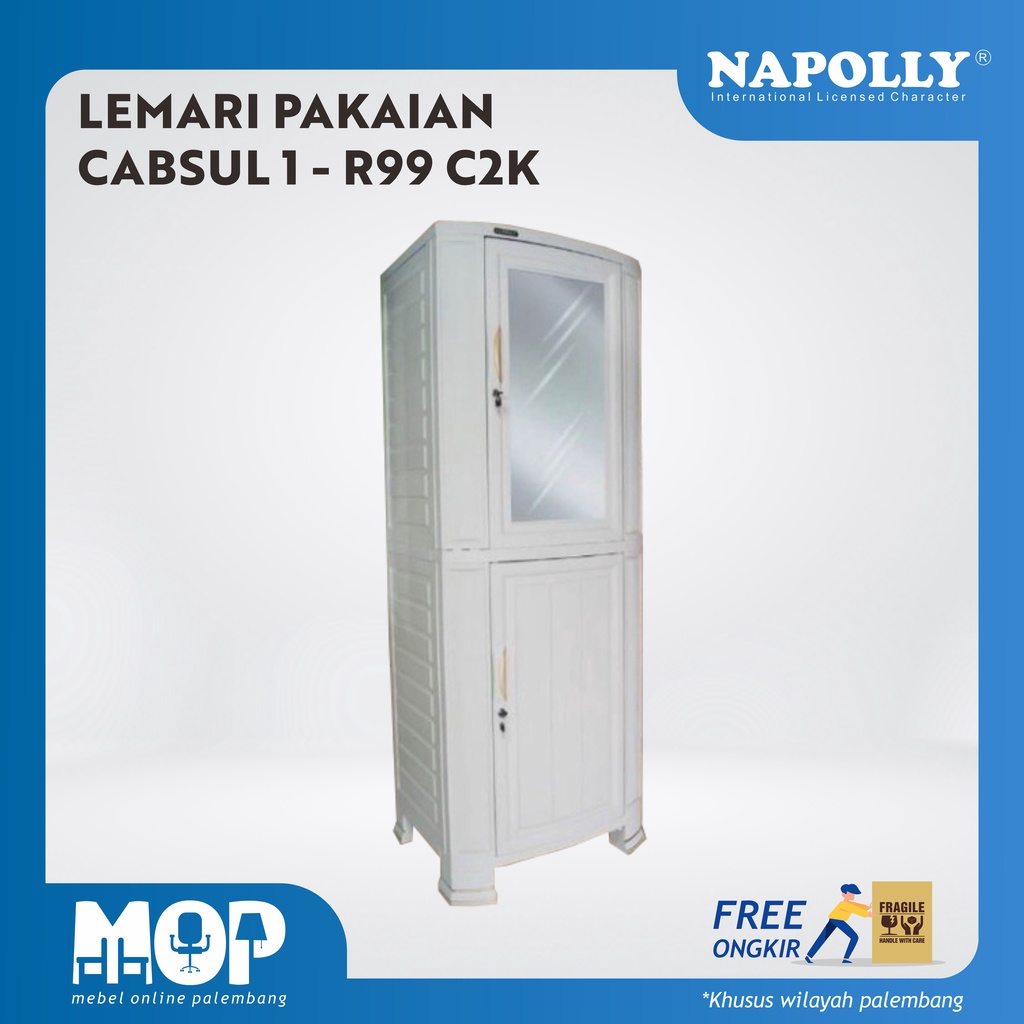 Jual Lemari Pakaian Plastik 1 Pintu Dus Instan Cabinet Sultan